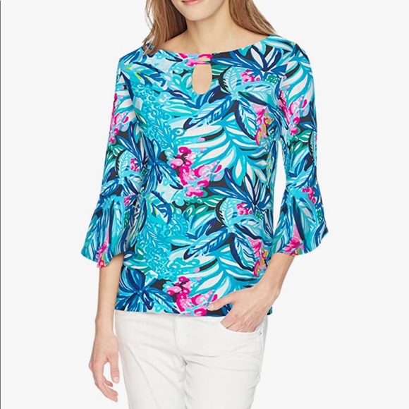 Lilly Pulitzer Women’s Fontaine Top - Picture 1 of 5